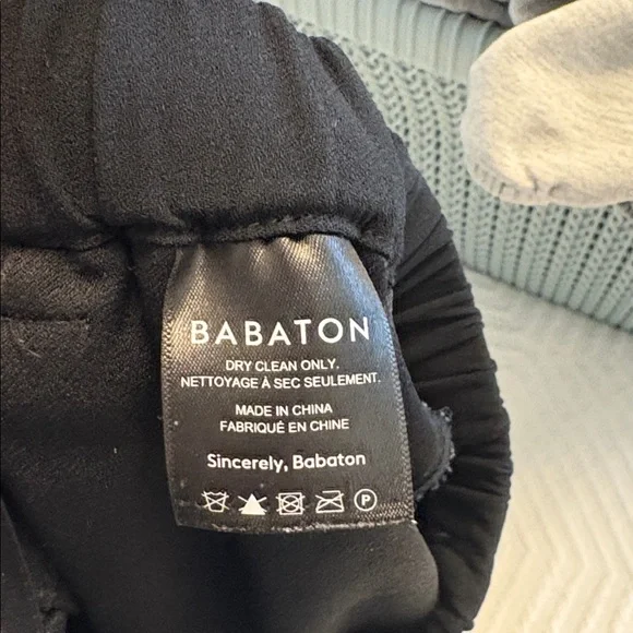 Babaton Black Elastic Waist Dress Pants - Picture 7 of 8